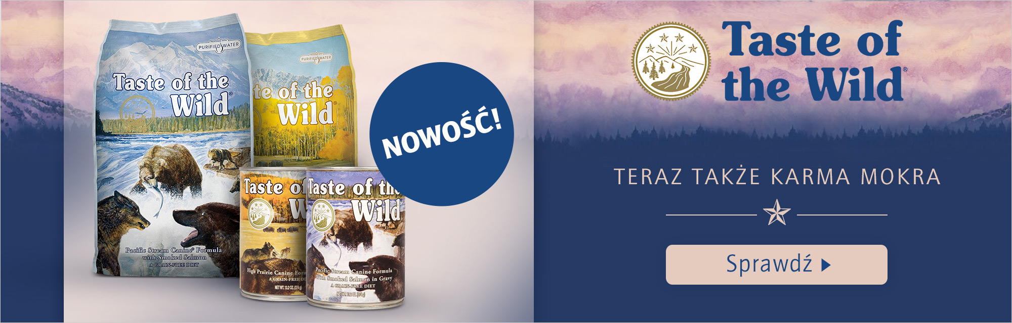 Taste of the Wild mokra karma dla psa