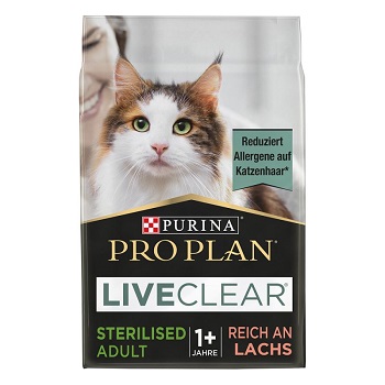 Pro Plan LiveClear Sterilised Adult, łosoś